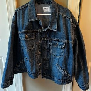 Old Navy Women’s Plus Cropped Denim Jean Jacket 3X NEW w/o tags: